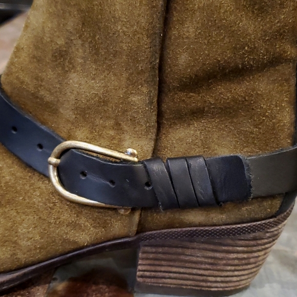 Pikolinos | Baqueira Suede Ankle Booties| Olive Brown | Sz 40 (9) - Picture 16 of 16